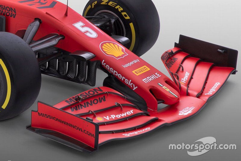Ferrari SF1000, dettagli ala anteriore