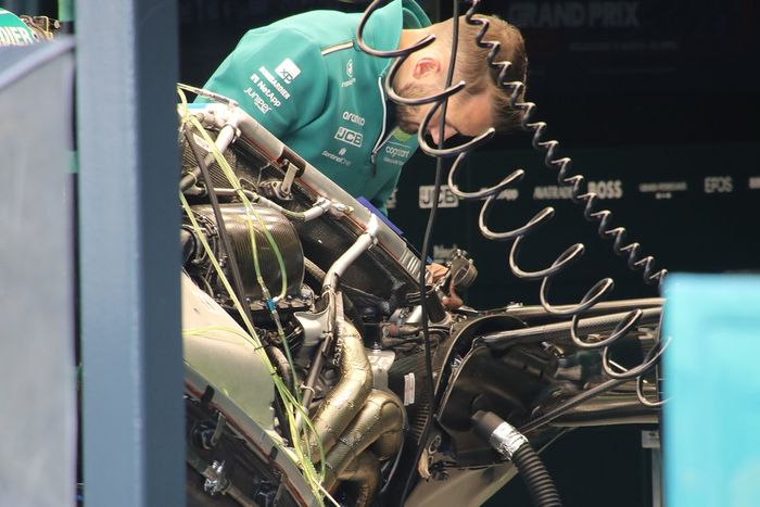 Aston Martin AMR23 detalle