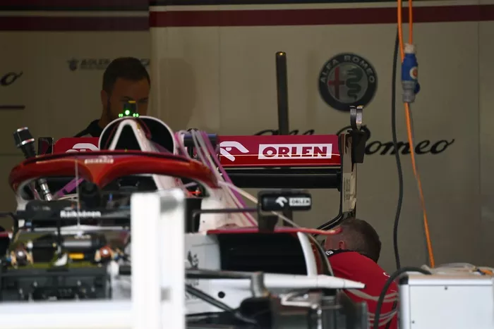 Detalle del Alfa Romeo Racing C41