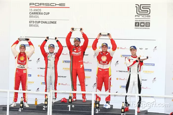Primeiro pódio do ano na Carrera Cup - Porsche