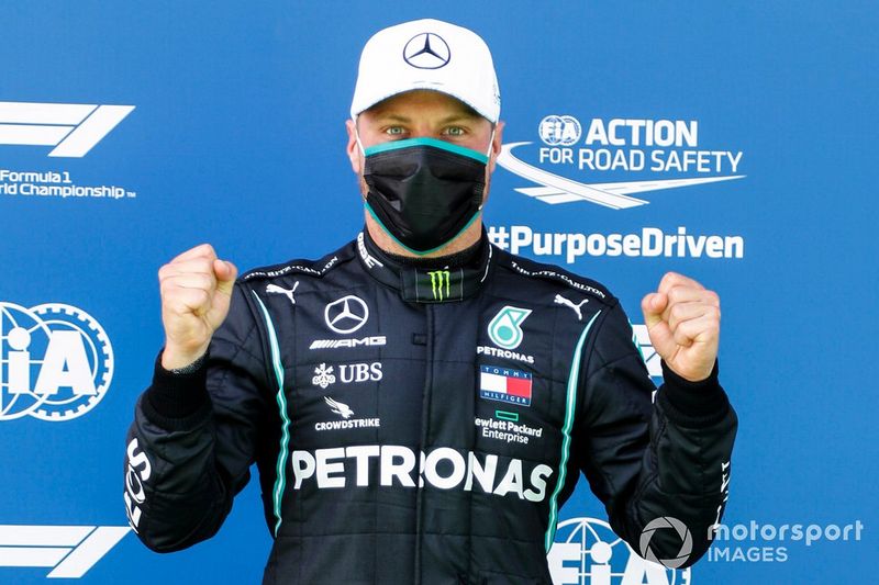 Ganador de la pole Valtteri Bottas, Mercedes