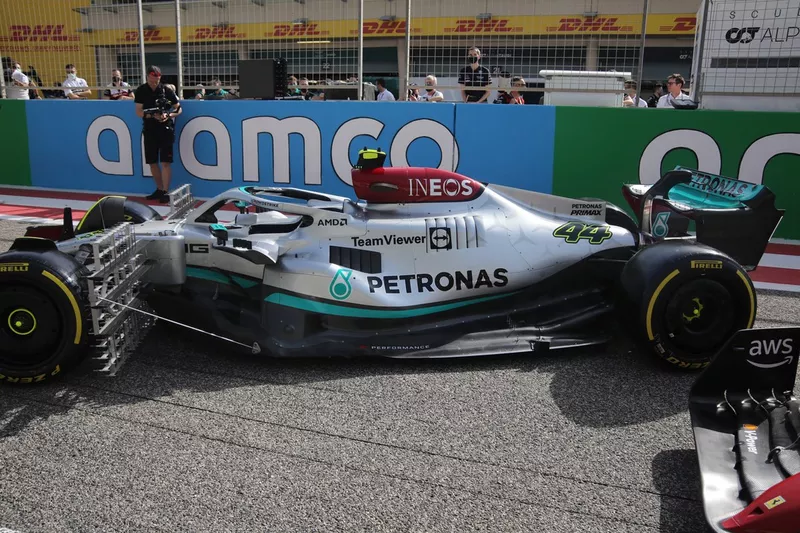 Mercedes W13 detail