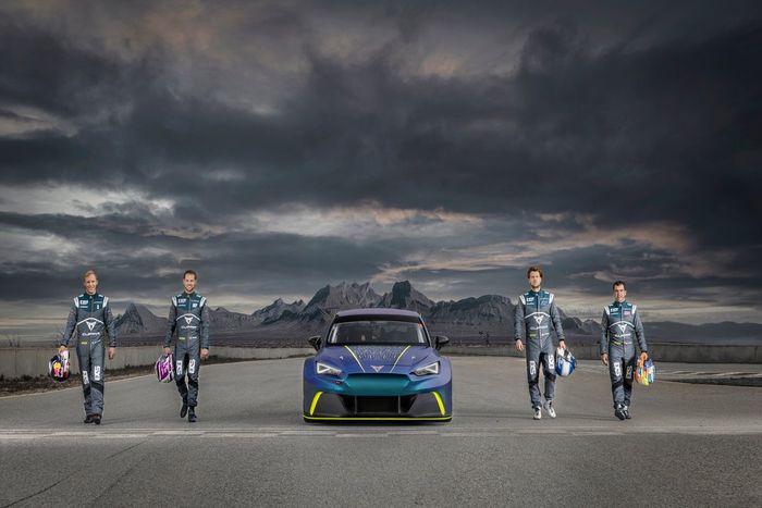 Mattias Ekström, Cupra EKS, Cupra e-Racer, Tom Blomqvist, Cupra EKS, Cupra e-Racer, Jordi Gené, Cupra EKS, Cupra e-Racer, Adrien Tambay, Cupra EKS, Cupra e-Racer