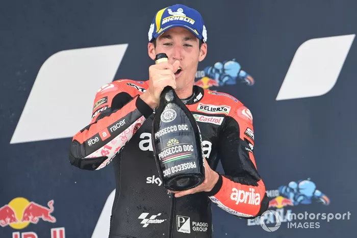 Podio: tercer lugar Aleix Espargaró, Aprilia Racing Team