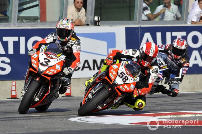 Marco Simoncelli, Aprilia, Max Biaggi, Aprilia
