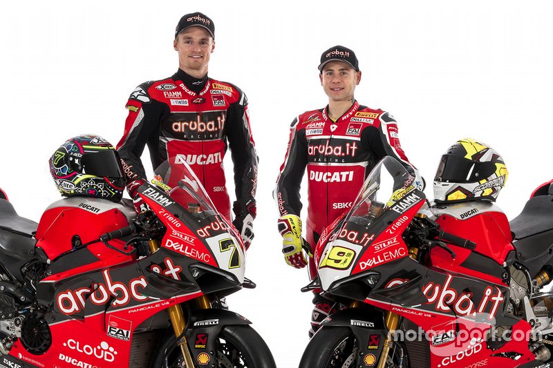 Chaz Davies, Aruba.it Racing-Ducati SBK Team, Alvaro Bautista, Aruba.it Racing-Ducati SBK Team