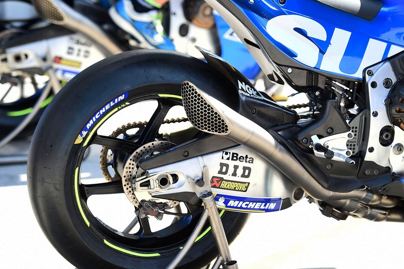 Team Suzuki MotoGP bike detalle