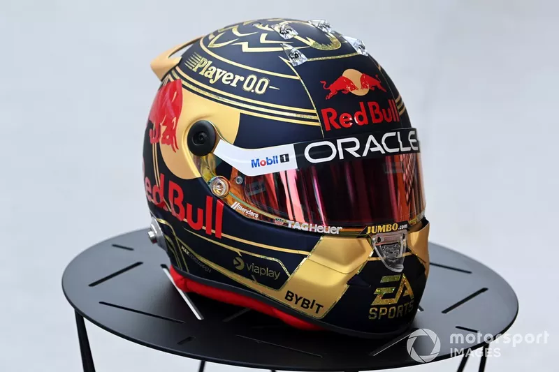 レッドブルのマックス・フェルスタッペン（2023年チャンピオン仕様／カタールGPにて）