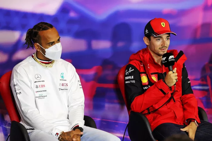 Lewis Hamilton, Mercedes-AMG, Charles Leclerc, Ferrari