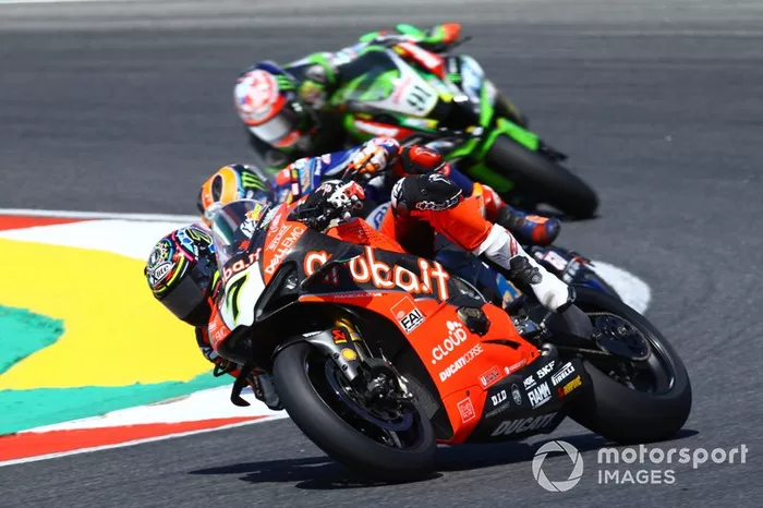 Chaz Davies, Aruba.it Racing-Ducati Team, Michael van der Mark, Pata Yamaha, Leon Haslam, Kawasaki Racing Team