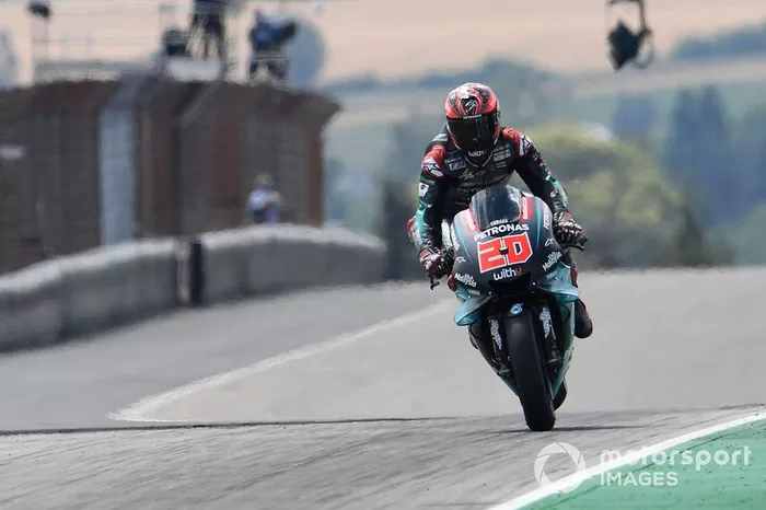 Fabio Quartararo, Petronas Yamaha SRT, Frenada