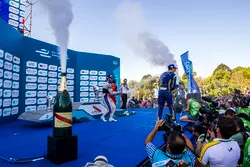 Podium: Winner Sam Bird, DS Virgin Racing Formula E Team; second place Sébastien Buemi, Renault e.Dams; thrid place Lucas di Grassi, ABT Schaeffler Audi Sport