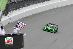 #2 ESM Racing Honda HPD Ligier JS P2: Scott Sharp, Ed Brown, Johannes van Overbeek, Pipo Derani takes the win