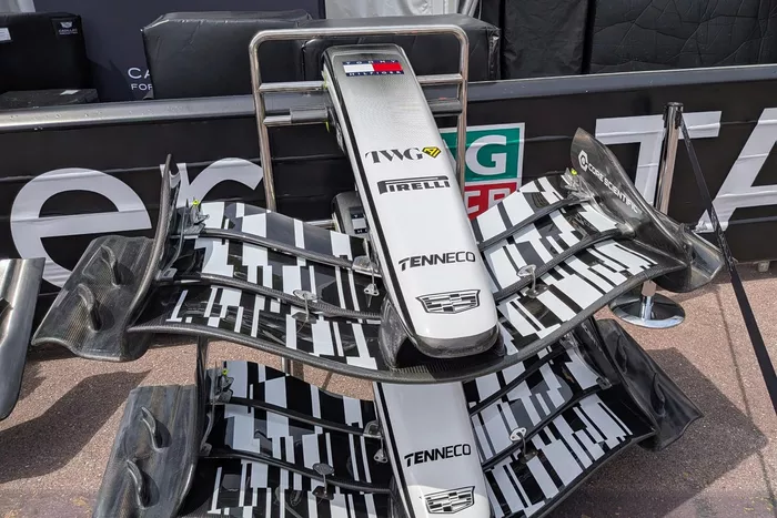 Cadillac front wing detail
