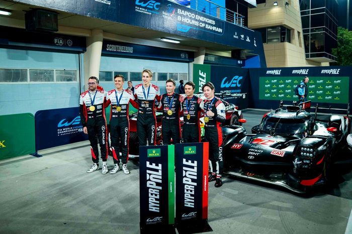 #78 Akkodis ASP Team Lexus RC F LMGT3: Arnold Robin, Finn Gehrsitz, Yuichi Nakayama, #7 Toyota Gazoo Racing Toyota GR010 - Hybrid: Mike Conway, Kamui Kobayashi, Nyck De Vries