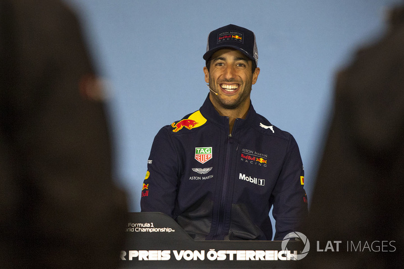 Daniel Ricciardo, Red Bull Racing in the Press Conference