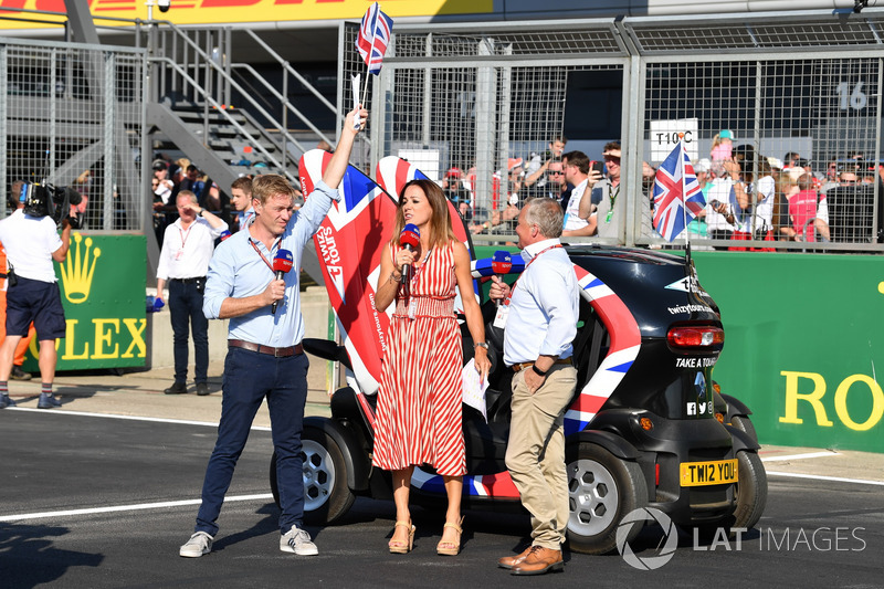 Simon Lazenby, Sky TV, Natalie Pinkham, Sky TV ve Johnny Herbert, Sky TV