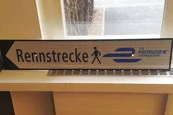 Swiss ePrix, segnaletica stradale