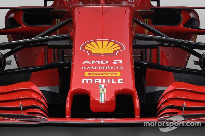 Ferrari SF71H detalle de la nariz