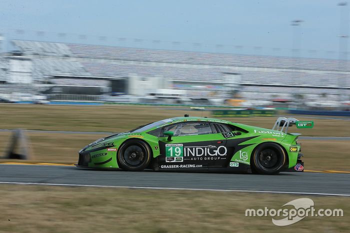 #19 GRT Grasser Racing Team Lamborghini Huracan GT3, GTD: Ezequiel Perez Companc, Christian Engelhart, Christopher Lenz, Louis Machiels, Max van Splunteren