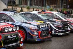 Foto de grupo de los coches WRC 2018