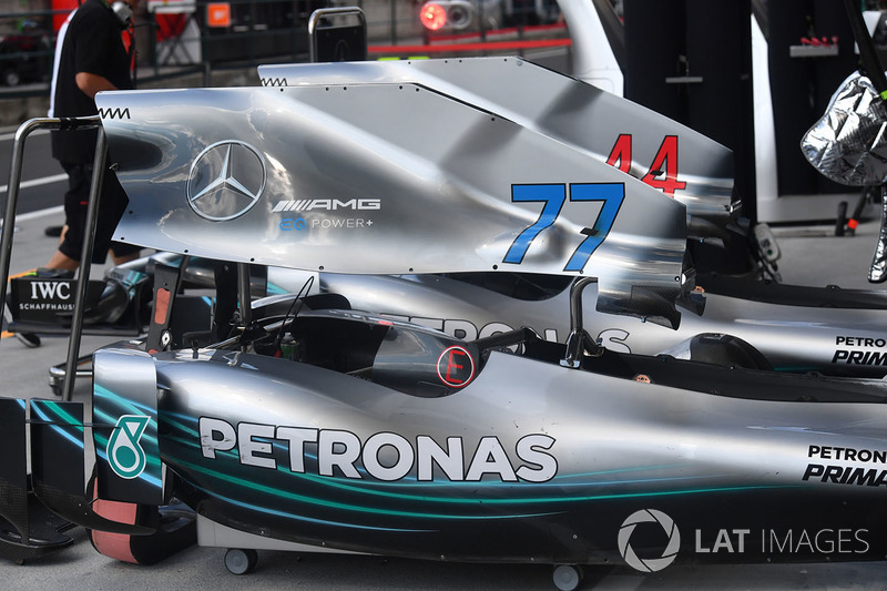 Кузовные панели двигателя Mercedes F1 W09