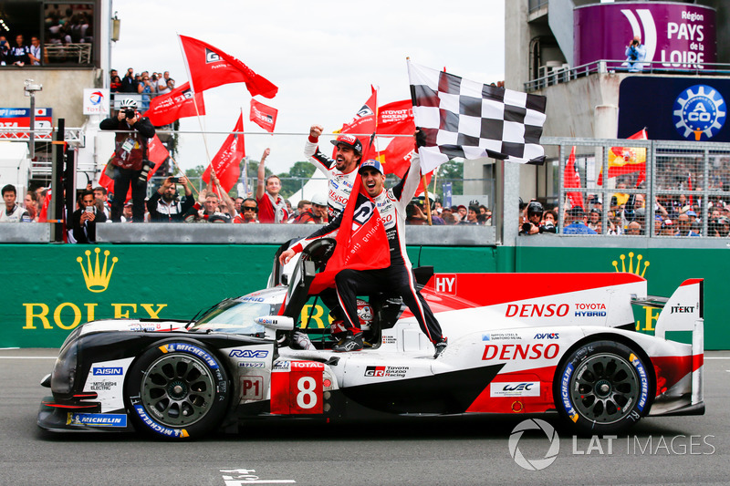 #8 Toyota Gazoo Racing Toyota TS050: Sébastien Buemi, Kazuki Nakajima, Fernando Alonso