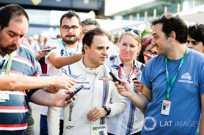 Felipe Massa, Williams, habla tras su última carrera como local