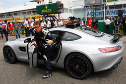 Bernd Maylander, FIA Safety Car Driver on the grid