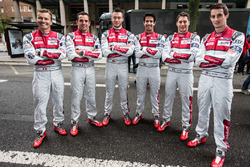 #7 Audi Sport Team Joest Audi R18: Marcel Fassler, Andre Lotterer, Benoit Tréluyer, #8 Audi Sport Team Joest Audi R18 e-tron quattro: Lucas di Grassi, Loic Duval, Oliver Jarvis