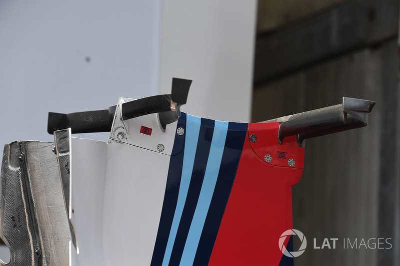Капот двигателя Williams FW40