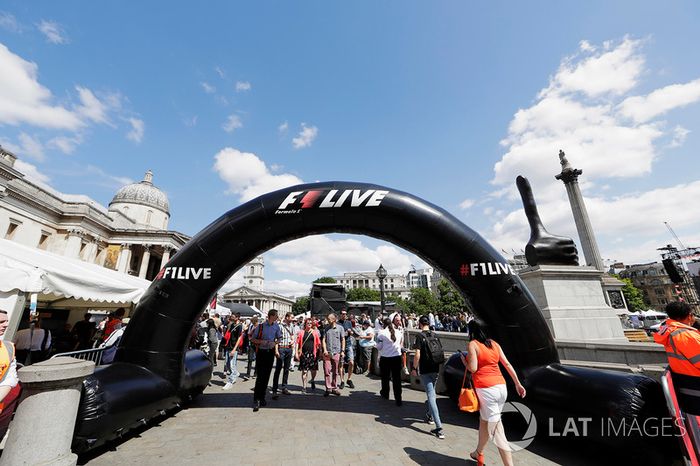 F1 en vivo Londres se adueña de Trafalgar Square