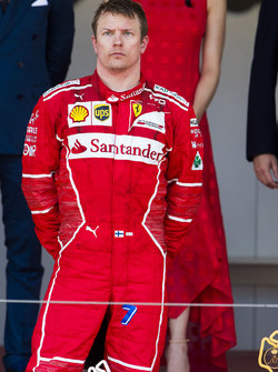 Second place Kimi Raikkonen, Ferrari