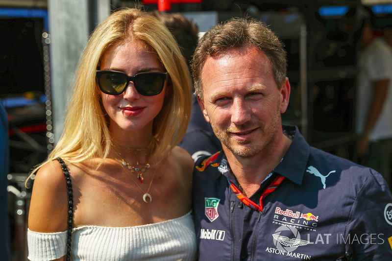 Кьяра Феррані та керівник Red Bull Racing Крістіан Хорнер