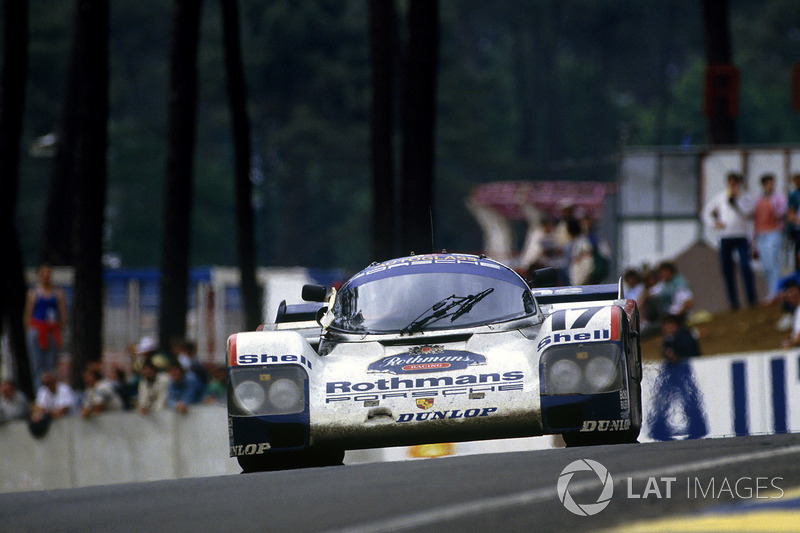 Hans-Joachim Stuck, Al Holbert, Derek Bell, Rothmans Porsche 962C