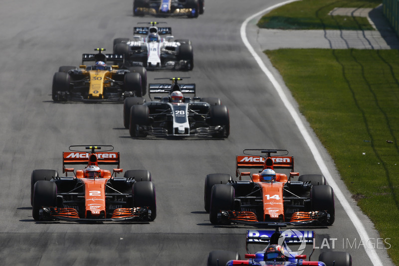 Данііл Квят, Scuderia Toro Rosso STR12, Стоффель Вандорн, Фернандо Алонсо, McLaren MCL32, Кевін Магнуссен, Haas F1 Team VF-17