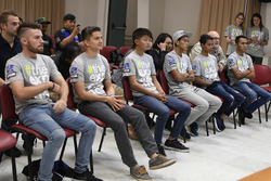 Participants of the Yamaha VR46 Master Camp