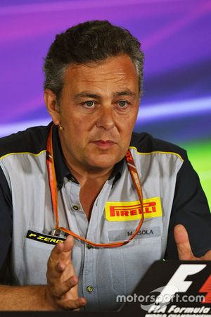 Mario Isola, directeur de la compétition Pirelli en conférence de presse