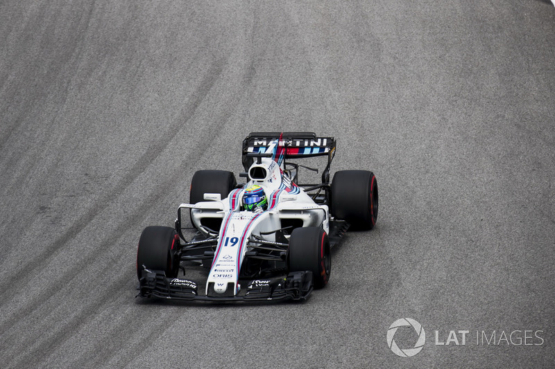 Felipe Massa foi ao pódio de Suzuka duas vezes, com dois segundos lugares, largou da pole uma vez e abandonou duas vezes
