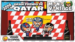 El GP de Qatar 2004 de MotoGP según 'Los Minibikers'