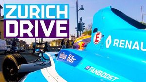 Sebastien Buemi Drives On The Streets Of Zurich | ABB FIA Formula E Championship