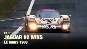 1988: The number 2 Jaguar wins Le Mans