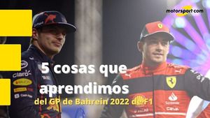 5 cosas que aprendimos del espectacular GP de Bahrein 2022 de F1