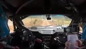 Vuelo impresionante en el Rally dos Sertões