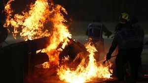 El terrorífico accidente de Romain Grosjean en el GP de Bahrein