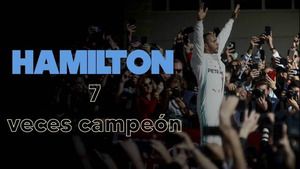 Hamilton logra 7 campeonatos e iguala a la leyenda Schumacher