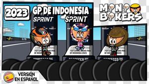 La carrera al sprint del GP de Indonesia 2023 de MotoGP, por los MiniBikers