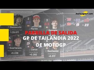 MOTOGP - Así queda la CURIOSA PARRILLA DE SALIDA del GP de TAILANDIA