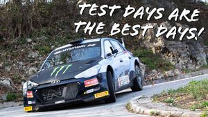 Oliver Solberg - Testy przed Rally Sanremo 