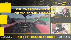 Vuelta rápida al circuito de Imola en el Gran Premio de Emilia Romagna de F1